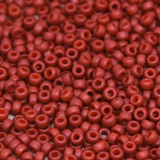 Matte Opaque Terracotta Miyuki Size 8/0 seed beads, Colour  2315, 22gm