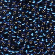 Silver Lined Capri Blue, Colour 0149S Miyuki 6/0 Seed Beads, 20g approx.