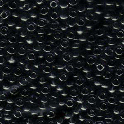 Miyuki Size 6 Seed Beads, Transparent Grey, Colour 0152, 20g Approx