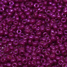 Opaque Fuschia Luster Miyuki Size 8/0 seed beads, Colour 1465L (4845) 22gm