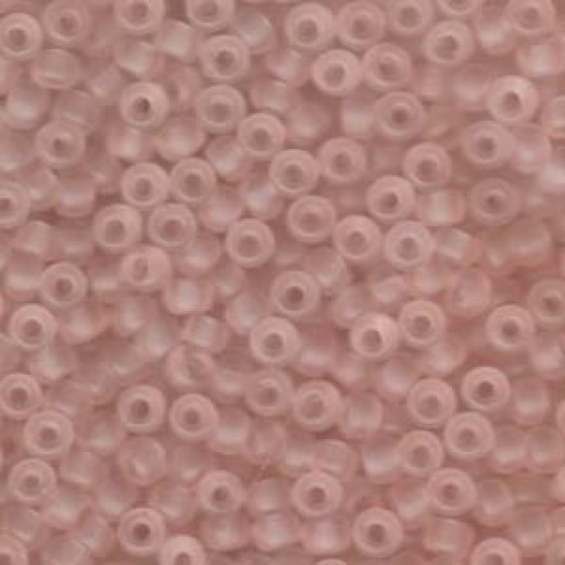 Transparent Matte Tea Rose, Colour 0155F Miyuki 6/0 Seed Beads, wholesale pack, 250g approx.