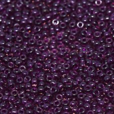 Miyuki Size 15 Seed Beads, Transparent Dark Purple, Colour 2236, 8.2g Approx. 