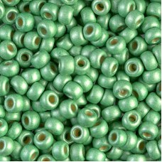 Duracoat Matte Galvanised Mint Miyuki size 6/0 Colour 4214F, 20g approx.