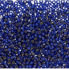 Navy Blue Silver Lined Duracoat Miyuki 6/0 seed beads, Colour 4281, 20g approx. ...