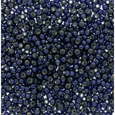 Dark Navy Blue Silver Lined Duracoat Miyuki 6/0 seed beads, Colour 4282, 20g app...