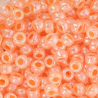 Light Tangerine Ceylon Miyuki 11/0 Seed Beads, 22g, Colour 0543 Light Tangerine Ceylon Miyuki 11/0 Seed Beads, 22g, Colour 0543
