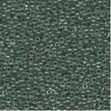 Forest Green Lined Crystal Miyuki 15/0 Seed Beads, 8.2g approx, Colour 0217