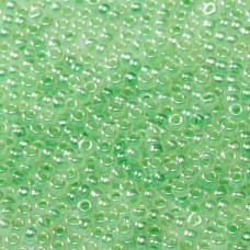 Mint Green Ceylon Miyuki 15/0 Seed Beads, 8.2g, Colour 0520