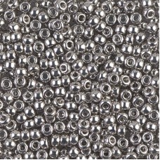 Palladium Plated  Miyuki Size 8/0 seed beads, Colour  0194, 9.8gm
