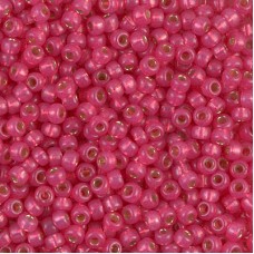 Dyed Hibiscus Silver Lined Duracoat Miyuki size 8/0 seed beads, colour 4239, 22g...