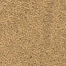 Opaque Tan Luster Miyuki 15/0 Seed Beads, 8.2g, Colour 0597