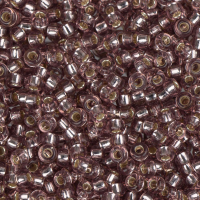 Smoky Amethyst Silver Lined, Miyuki 11/0 Seed Beads, Colour 0012, 22g Approx
