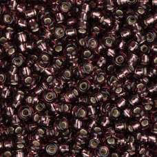 Dark Smoky Amethyst Silver Lined, Miyuki 11/0 Seed Beads, Colour 0013, 22g Appro...