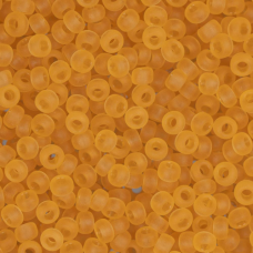 Light Topaz Transparent Matte, Miyuki 11/0 Seed Beads, Colour 0132F, 250 Grams