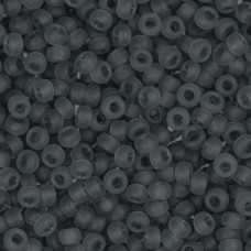 Matte Transparent Grey Miyuki 15/0 Seed Beads, 8.2g approx, Colour 152F