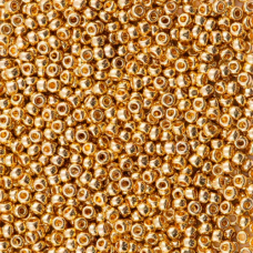 24Kt Light Gold Plated, Miyuki 15/0 Seed Beads, 3.3g Approx, Colour 0193