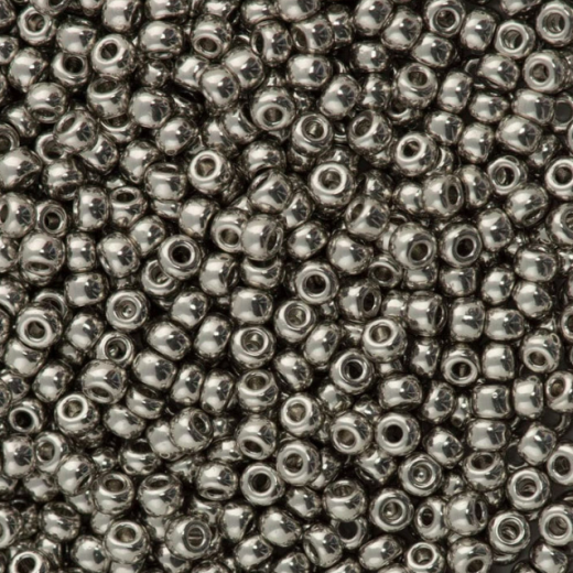 Palladium Plated, Miyuki 11/0 Seed Beads, Colour 0194, 50 Grams