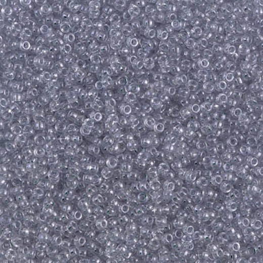 Transparent Shadow Crystal Luster, Miyuki 11/0 Seed Beads, Colour 0174, 22g Approx.