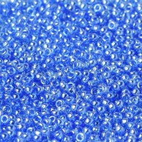 Transparent Light Blue Luster, Miyuki 11/0 Seed Beads, Colour 0175, 22g Approx.