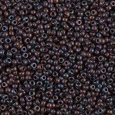 Metallic Dark Raspberry Gold Luster Miyuki 11/0 Seed Beads, 22g, Colour 0466