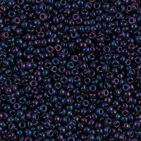 Metallic Bronze Eggplant Iris Miyuki 11/0 Seed Beads, 22g, Colour 0469