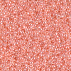 Salmon Ceylon Miyuki 11/0 Seed Beads, 22g, Colour 0539