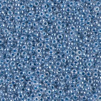 Dark Sky Blue Ceylon Miyuki 11/0 Seed Beads, 22g, Colour 0545