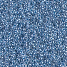 Dark Sky Blue Ceylon Miyuki 11/0 Seed Beads, 22g, Colour 0545