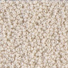 Opaque Limestone Luster Miyuki 11/0 Seed Beads, 22g, Colour 0600