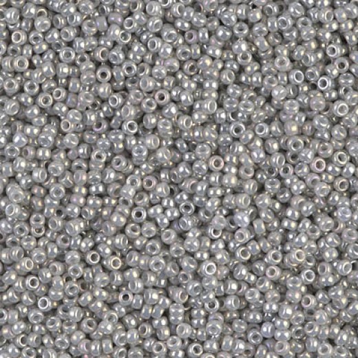 Grey Luster Opaque, Colour 1866, Miyuki 11/0, 22g approx. 