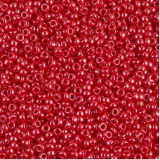 Red Opaque Lustre, Colour code 0426, 8/0, approx. 250g Wholesale pack