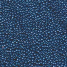 Miyuki Size 11 Seed Beads, Special Dyed Dark Teal Blue, Colour 2051, 22g Approx.