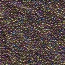 Metallic Purple/Gold Iris Miyuki 15/0 Seed Beads, 8.2g, Colour 0188