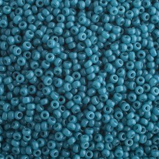 Opaque Azure Duracoat Miyuki 15/0 Seed Beads, Colour 4483, 8.2g approx.