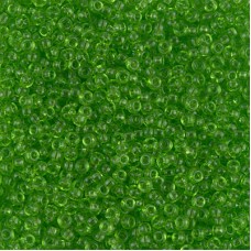 Transparent Lime Miyuki 11/0 Seed Beads, 250g, Colour 0144