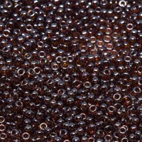 Miyuki Size 11 Seed Beads, Dark Berry Gold Luster, Colour 0327, 22g Approx.