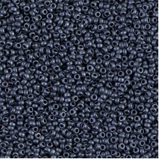 Gunmetal Matte, Miyuki 11/0 Seed Beads, Colour 2001, 250 Grams