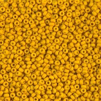 Matte OpaqueMustard, Colour 1233, Miyuki 11/0, 22g approx. 