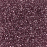 Smoky Amethyst Transparent, Miyuki 11/0 Seed Beads, Colour 0142, 22g Approx