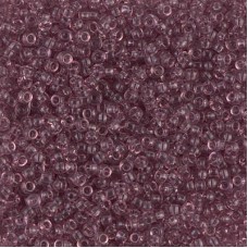 Smoky Amethyst Transparent, Miyuki 11/0 Seed Beads, Colour 0142, 22g Approx