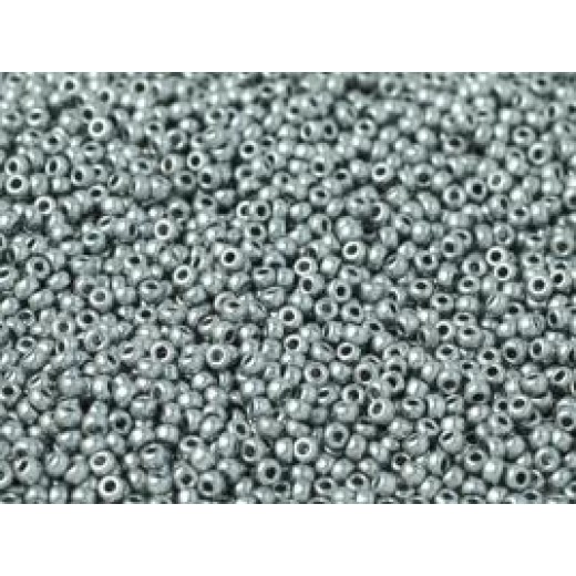 Aluminium Silver Miyuki 11/0 Beads Colour 4587, 100g bulk pack