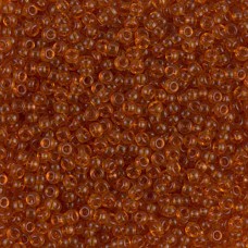 Transparent Topaz Miyuki 8/0 Seed beads, colour 133, 22g approx.