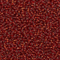 Ruby Red Silver Lined Colour -0011 Miyuki 15/0 Seed Beads,8.2g apprx. Ruby Red Silver Lined Colour -0011 Miyuki 15/0 Seed Beads,8.2g apprx.