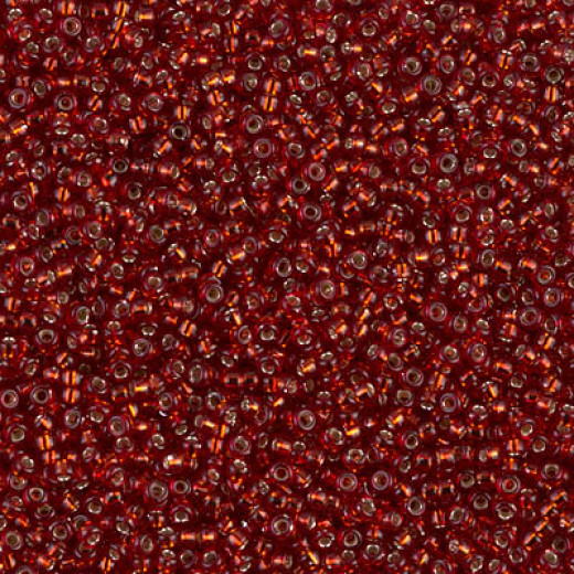 Ruby Red Silver Lined  Colour -0011 Miyuki 15/0 Seed Beads,8.2g apprx.