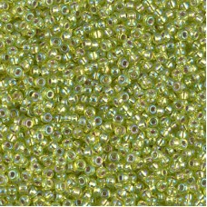Chartreuse Silver Lined AB Colour-1014, Miyuki 15/0, 8.2g