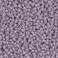 Matte Opaque Light Mauve Miyuki 15/0 Seed Beads, 8.2g, Colour 2025