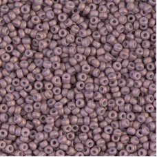 Matte Antique Rose Gold Luster Miyuki 15/0 Seed Beads, 100g bulk pack, Colour 20...