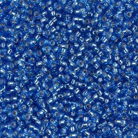 Silver Lined Sapphire Miyuki 15/0 seed beads, colour 0019, 100g Wholesale Pack
