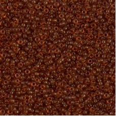 Dark Topaz Miyuki 15/0 seed beads, colour 0134, 8.2g approx.