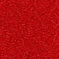 Light Red Miyuki 15/0 seed beads, colour 0140, 8.2g approx.